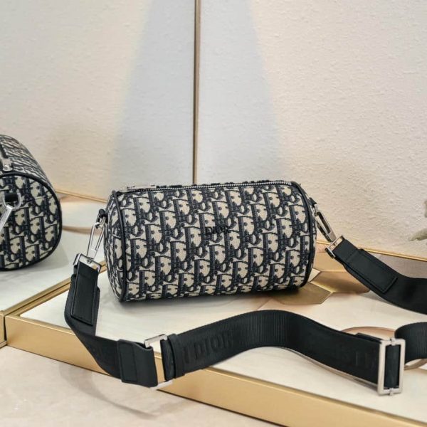 Mini Oblique Roller Messenger Bag dblue