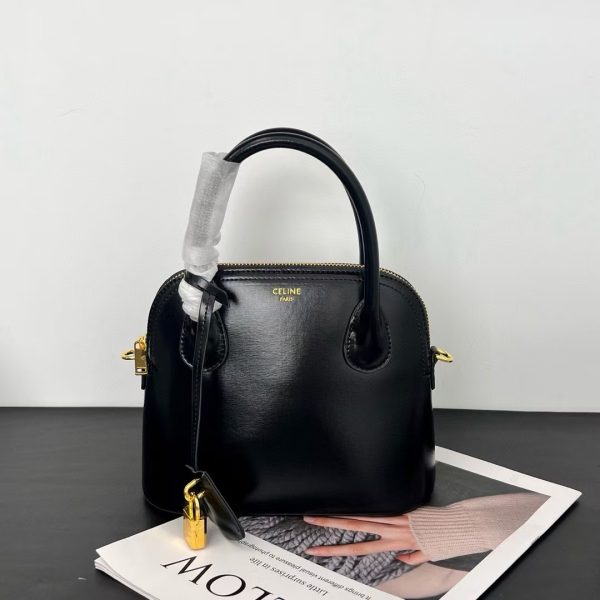 Teen Honorine Bag In Triomphe Canvas And Calfskin black