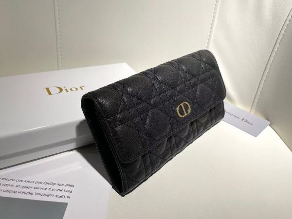Dior Caro Orchid Long Wallet