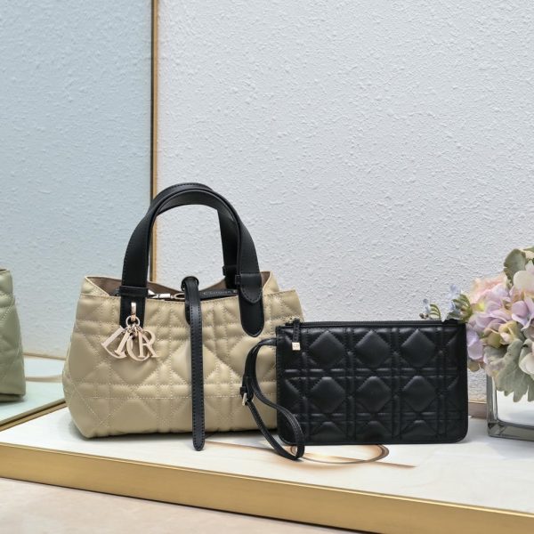 Small Dior Toujours Bag- Beige