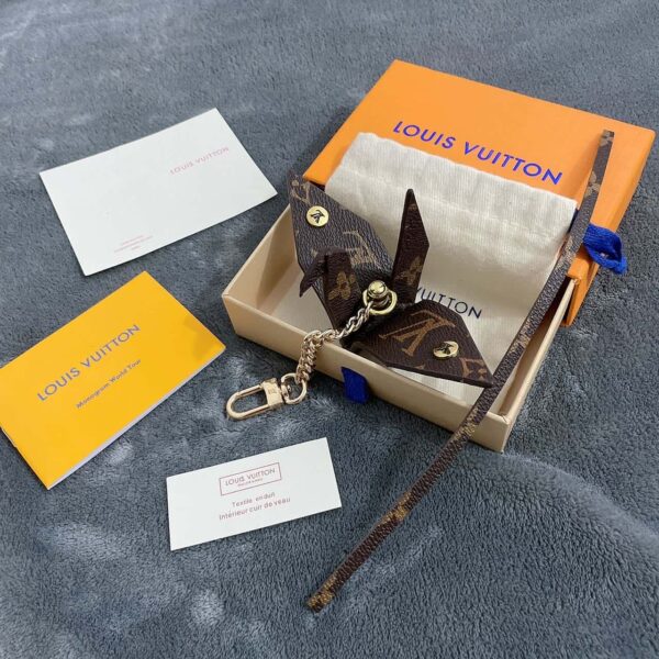 Monogram Paper Crane Bag Charm